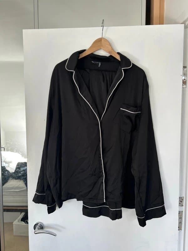 ASOS Black silk  pjs