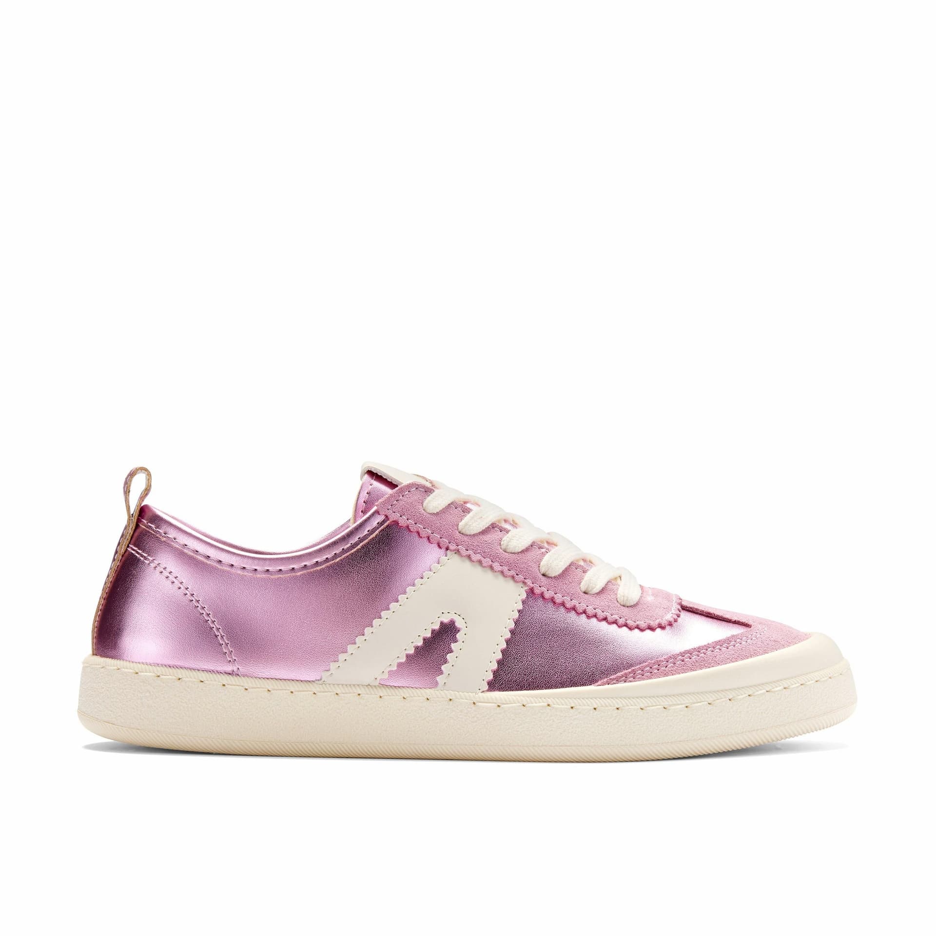 Clarks Clarks Women's Coralea Lace Pink Metallic Trainers