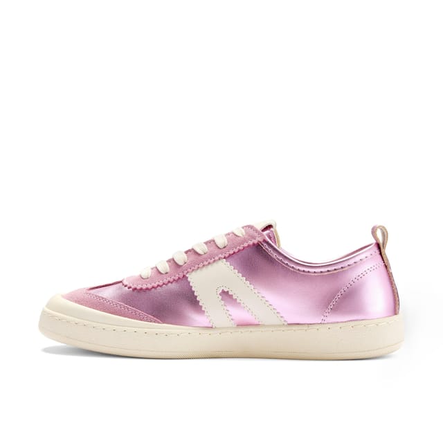 Clarks Clarks Women's Coralea Lace Pink Metallic Trainers - 2