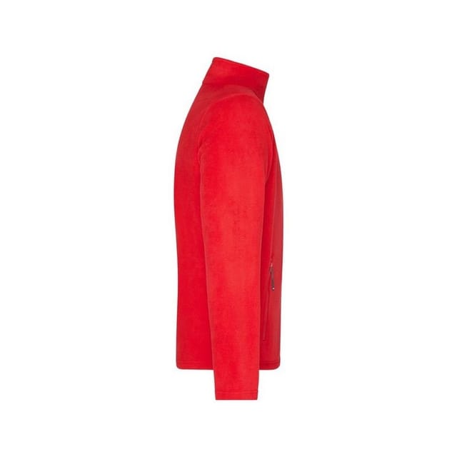 James and Nicholson James and Nicholson Men's Fleece Jacket in Red - 3