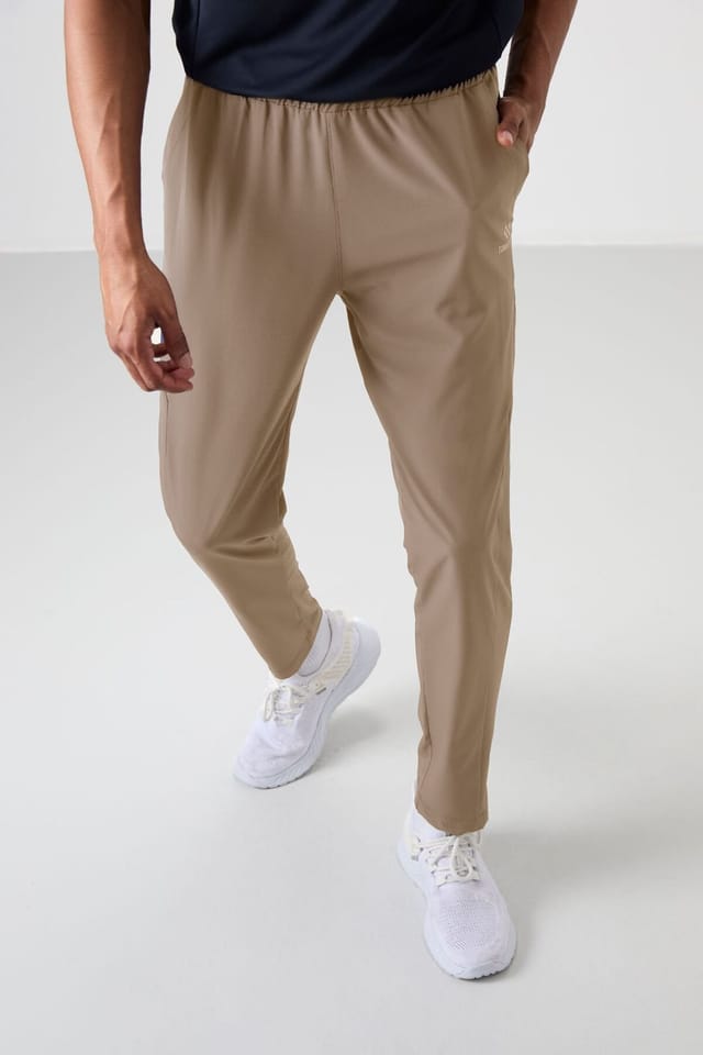 Tommy Life Tommy Life Men's Straight-leg Seamless Sweatpants in Khaki - 2