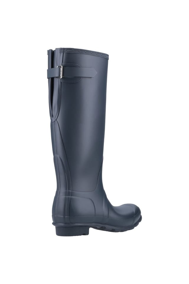 Hunter Hunter Women's 'Original Tall Back Adjustable' Wellington Boots in Navy - 2