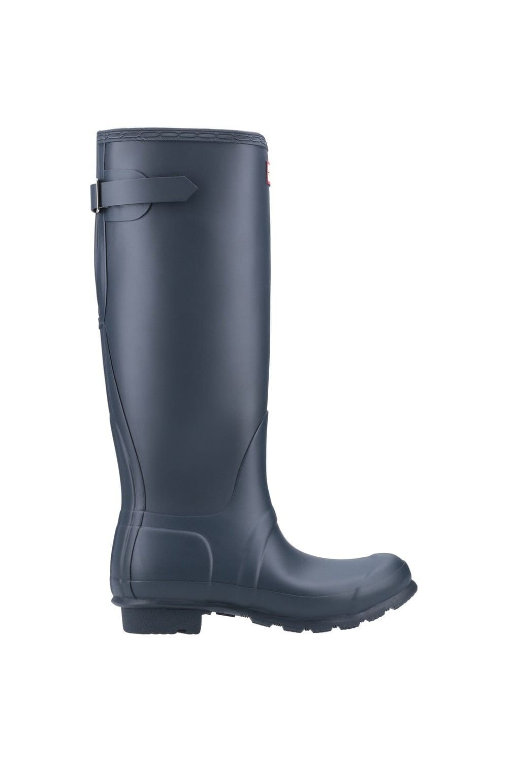 Hunter Hunter Women's 'Original Tall Back Adjustable' Wellington Boots in Navy - 4