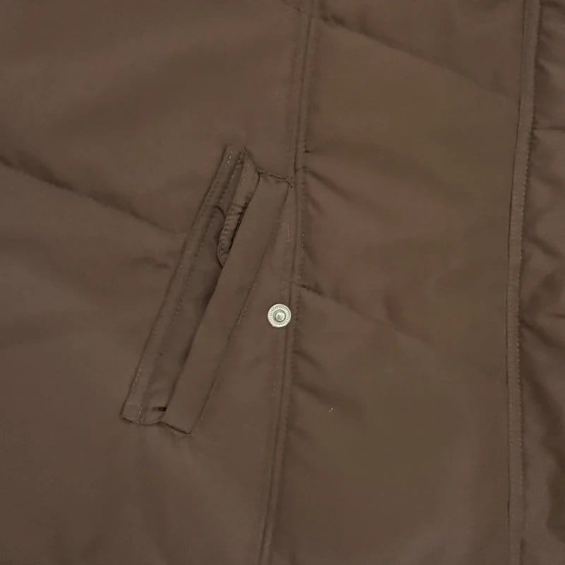 Bm Collection BM Collection Brown Padded Gilet UK 20 Bodywarmer Quilted Zip Utility Autumn - 1
