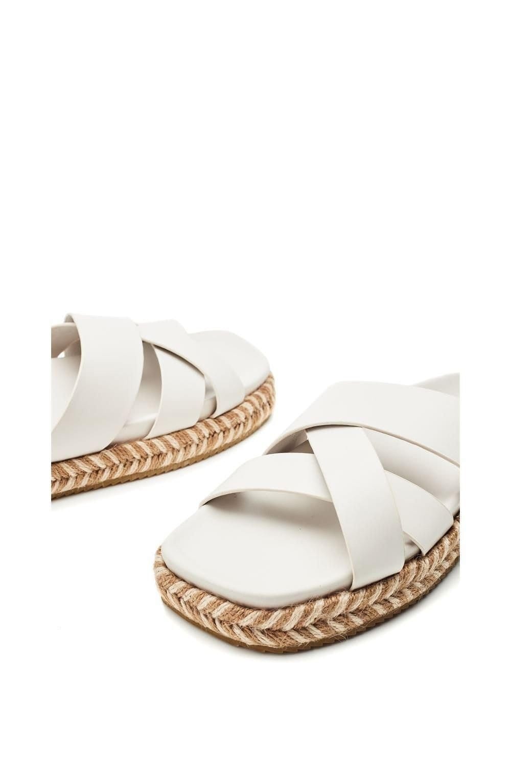 Moda In Pelle Moda In Pelle Women's 'Morornie' Porvair Flatforms in Off-White - 4