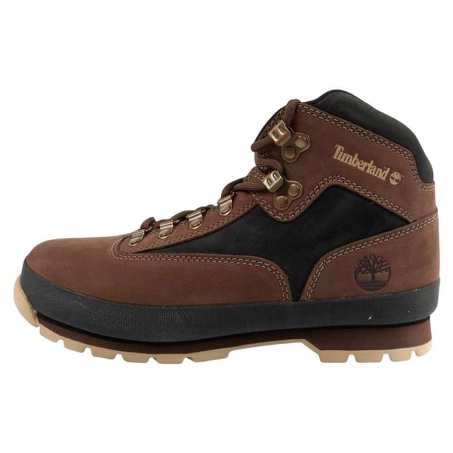 Timberland Timberland Men's Euro Hiker Leather Ankle Boots in Brown - 3