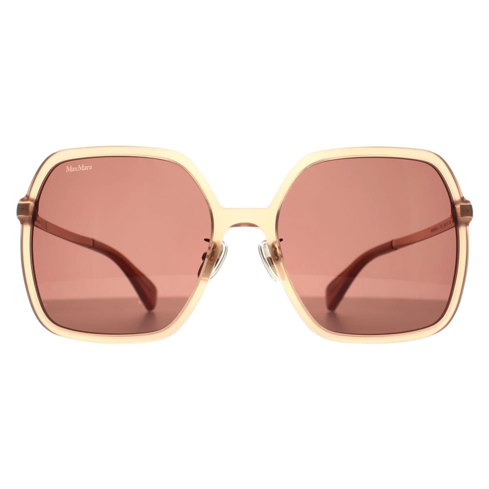 Max Mara Max Mara Women's Square Shiny Pink Brown MM0059-D
