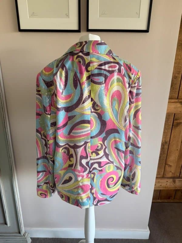 ASOS ASOS Luxe party festival sequinned jacket size 6
