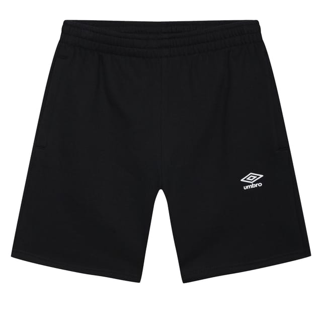 Umbro Umbro Men's Fleece Logo Casual Shorts in Black - 2