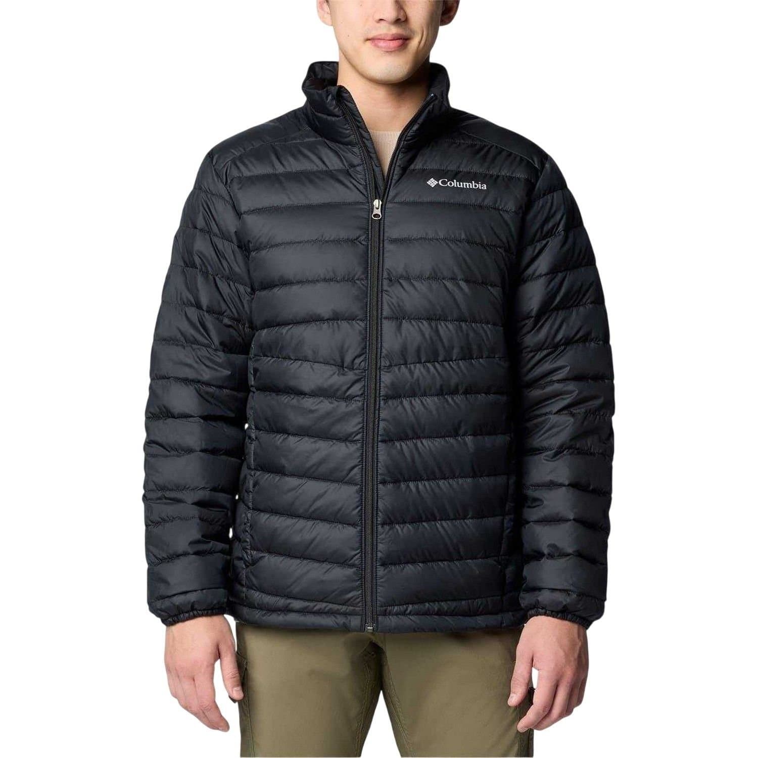 Columbia Columbia Men's Fosters Patterned Insulated Insulated Puffer Jacket in Black