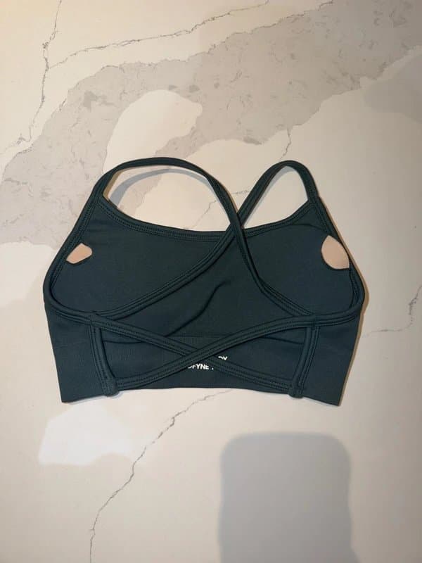 DFYNE DFYNE dark green sports bra