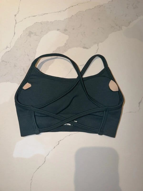 DFYNE DFYNE dark green sports bra - 1