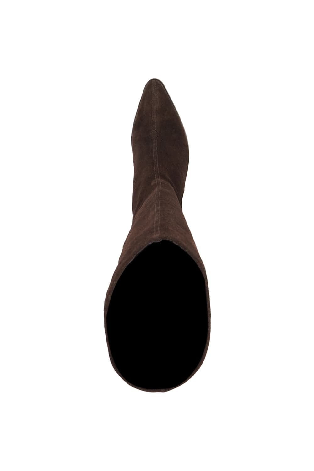 Dune London Dune London Women's 'Tautly' Suede Knee High Boots in Brown - 4