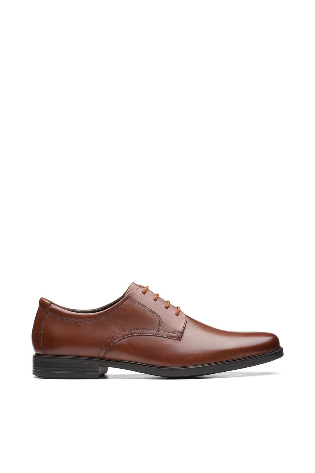 Clarks Clarks Men's Howard Walk Leather Shoes Tan