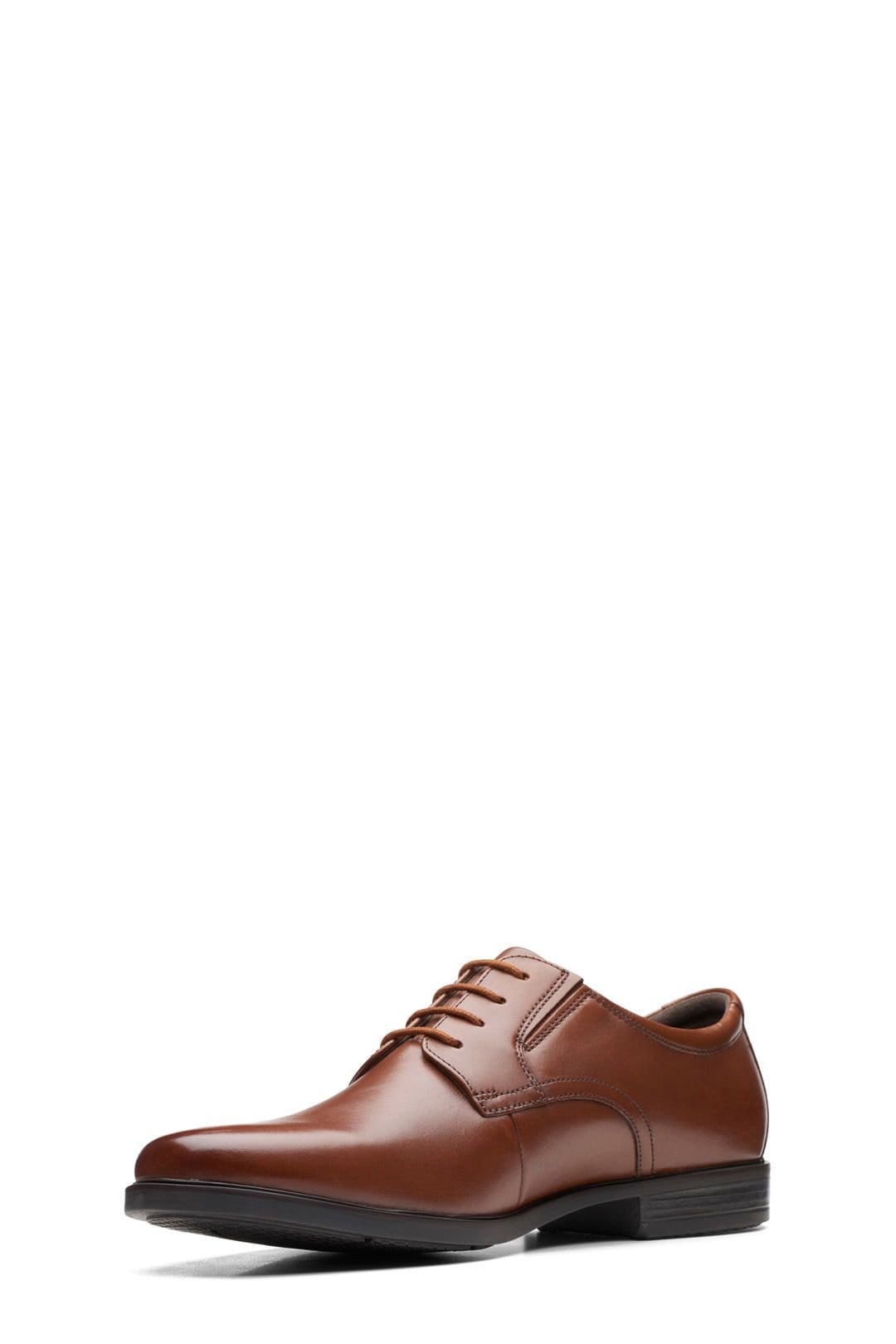 Clarks Clarks Men's Howard Walk Leather Shoes Tan - 4