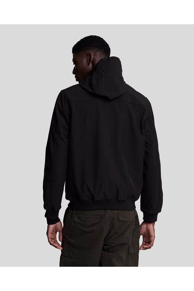 Lyle & Scott Lyle & Scott Men's Fleece Back Softshell Jet Black - 3