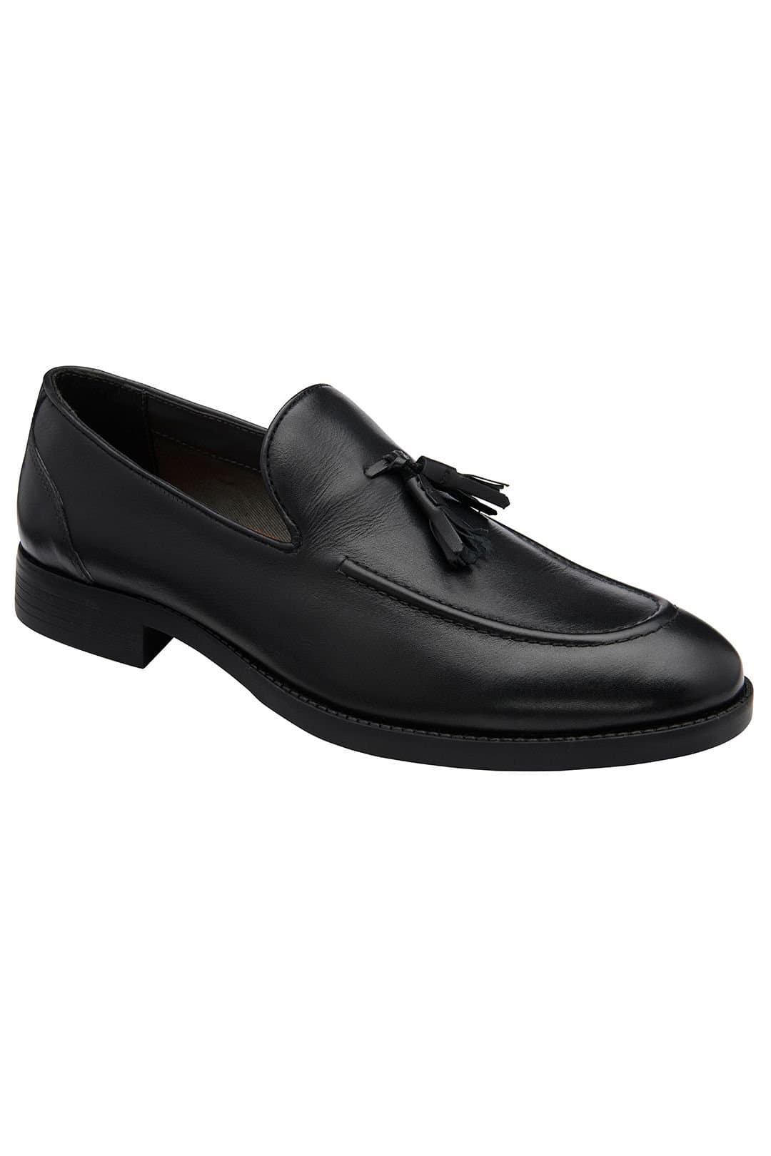 Frank Wright Frank Wright Men's Leather 'Osgood' Loafers in Black