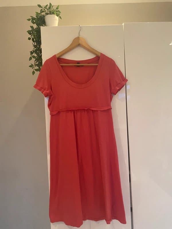 Boden Boden Pink T‑Shirt Dress – Size 16