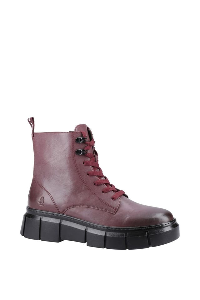 Hush Puppies Hush Puppies Women's 'Fawn' Ankle Boots in Dark Red - 2