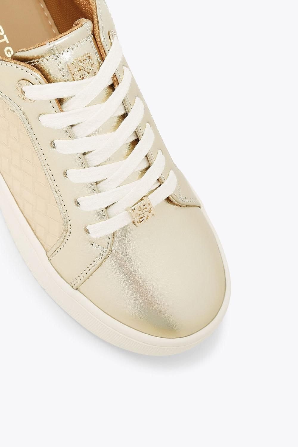KG Kurt Geiger KG Kurt Geiger Women's 'Lighter Weave' Trainers in Gold - 4