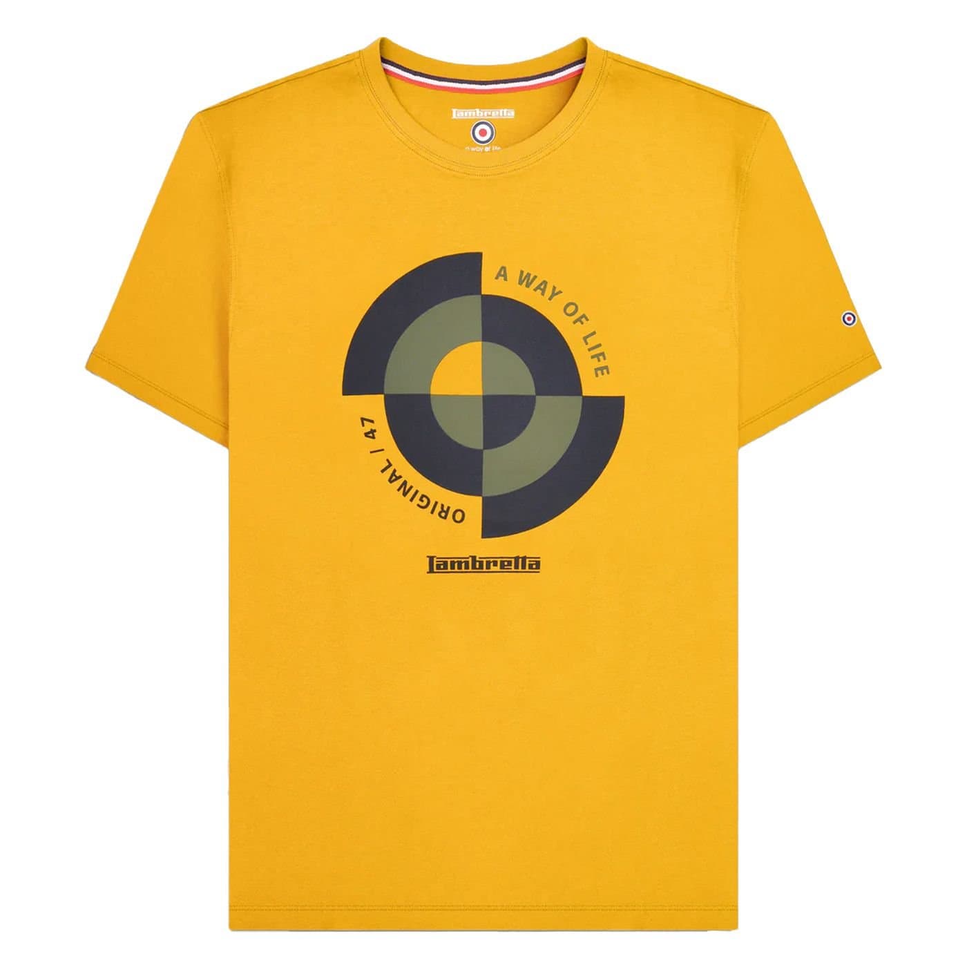 Lambretta Lambretta Gold Target Quadrant T-Shirt