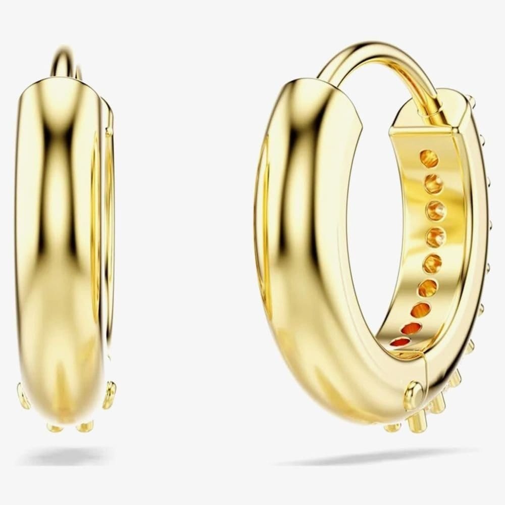 Swarovski Swarovski Women's Matrix Gold Tone Plated Mini Hoop Earrings 5697228 - 4