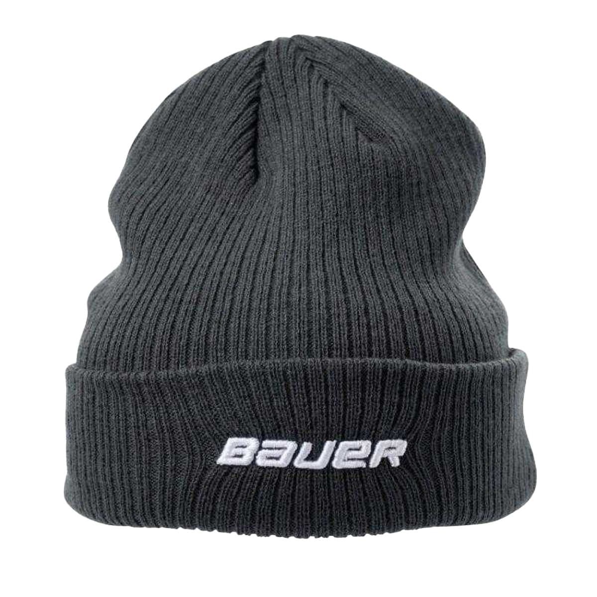 Bauer Bauer Men's Team Knitted Ribbed Beanie in Grey