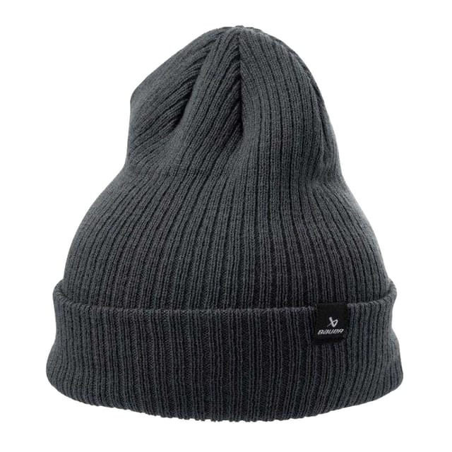 Bauer Bauer Men's Team Knitted Ribbed Beanie in Grey - 2