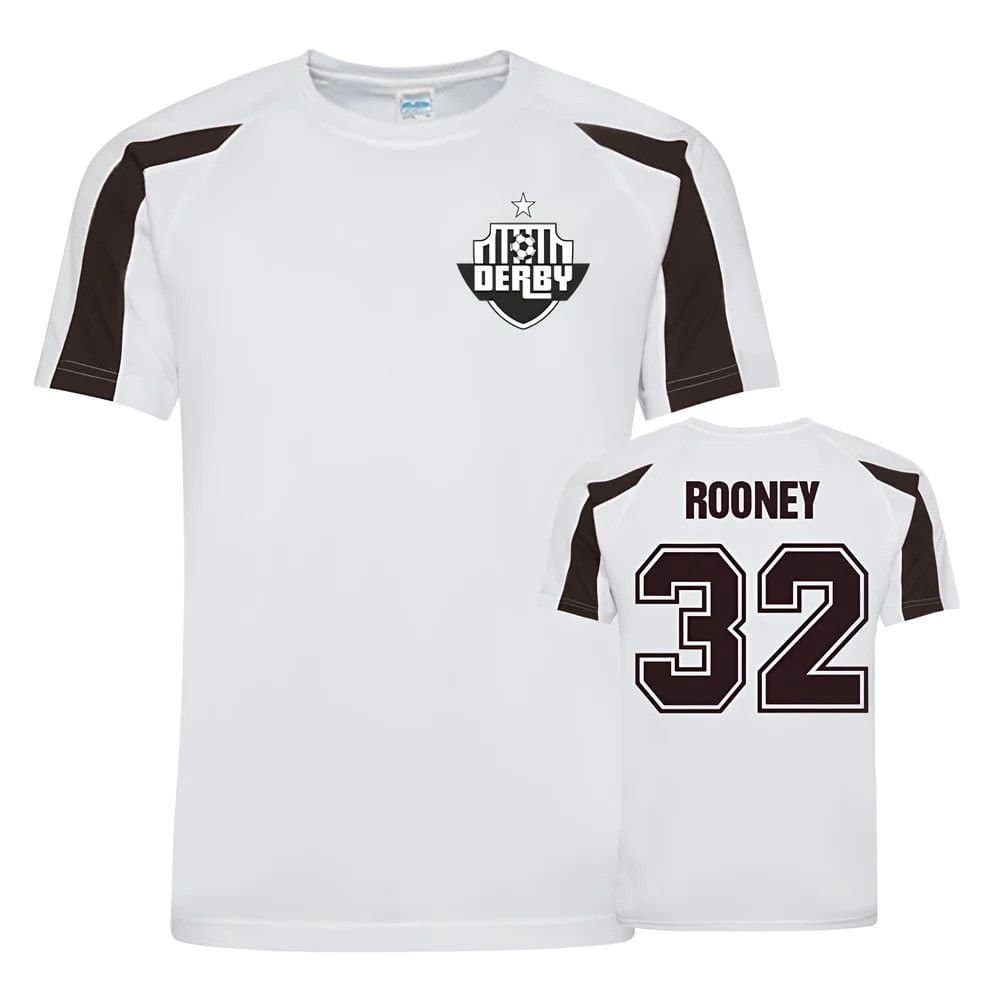 Derby County Derby County Men's Wayne Rooney in White