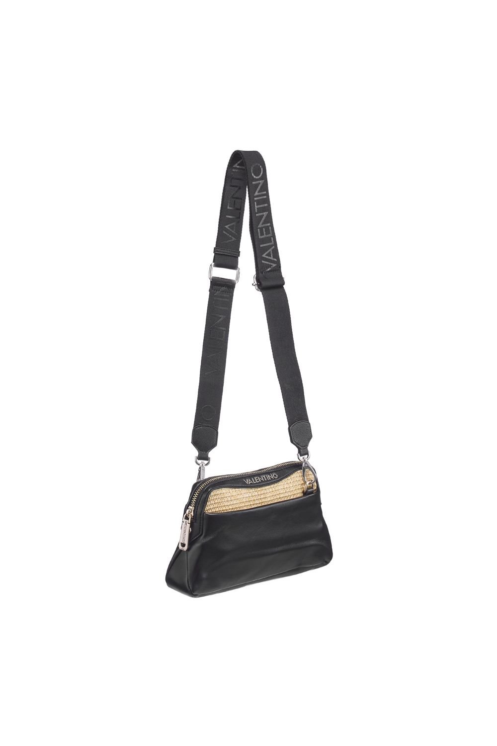 Valentino Bags Valentino Bags Women's Sunday Crossbody Raffia Bag Black - 4