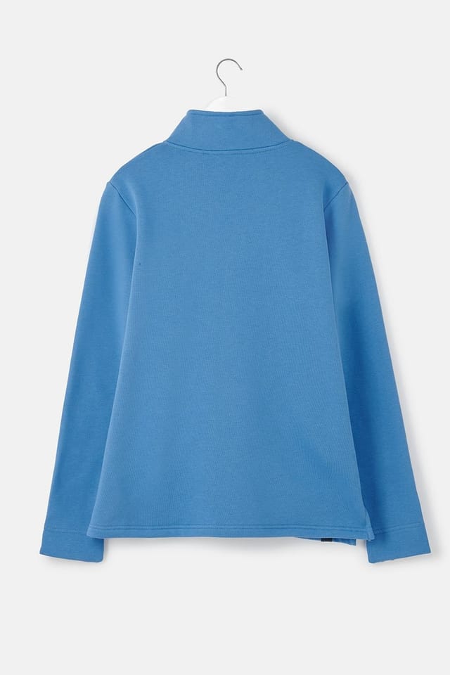 Lighthouse Clothing Lighthouse Clothing Women's Shore Sweatshirt Cotton Funnel Neck Jersey in Blue - 3