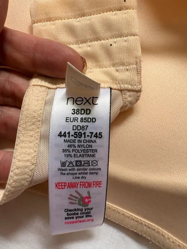 Next Next x Lipsy Praline Lace Plunge Strapless Bra