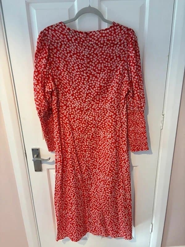 Never Fully Dressed Never Fully Dress Red Floral Dress