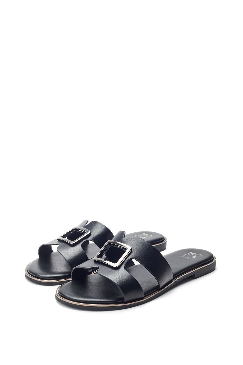 Moda In Pelle Moda In Pelle Women's 'Jeanie' Porvair Sandals in Black - 3