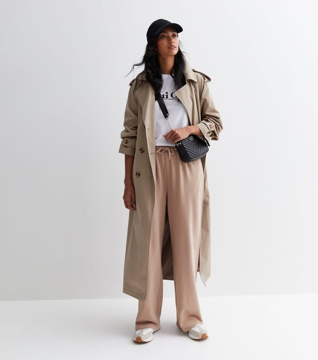 New Look Women's Camel Wide Leg Joggers New Look - 2