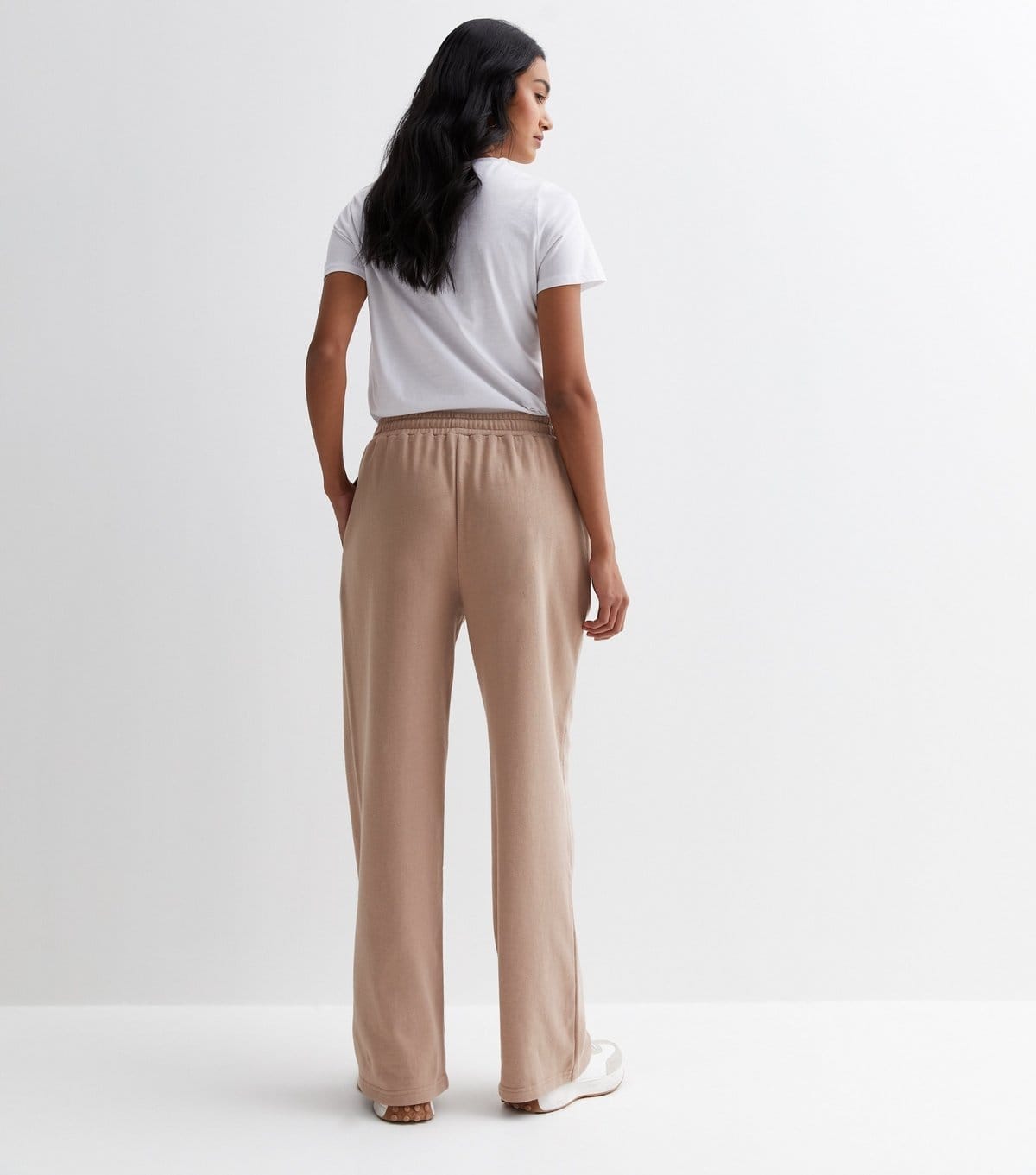 New Look Women's Camel Wide Leg Joggers New Look - 4