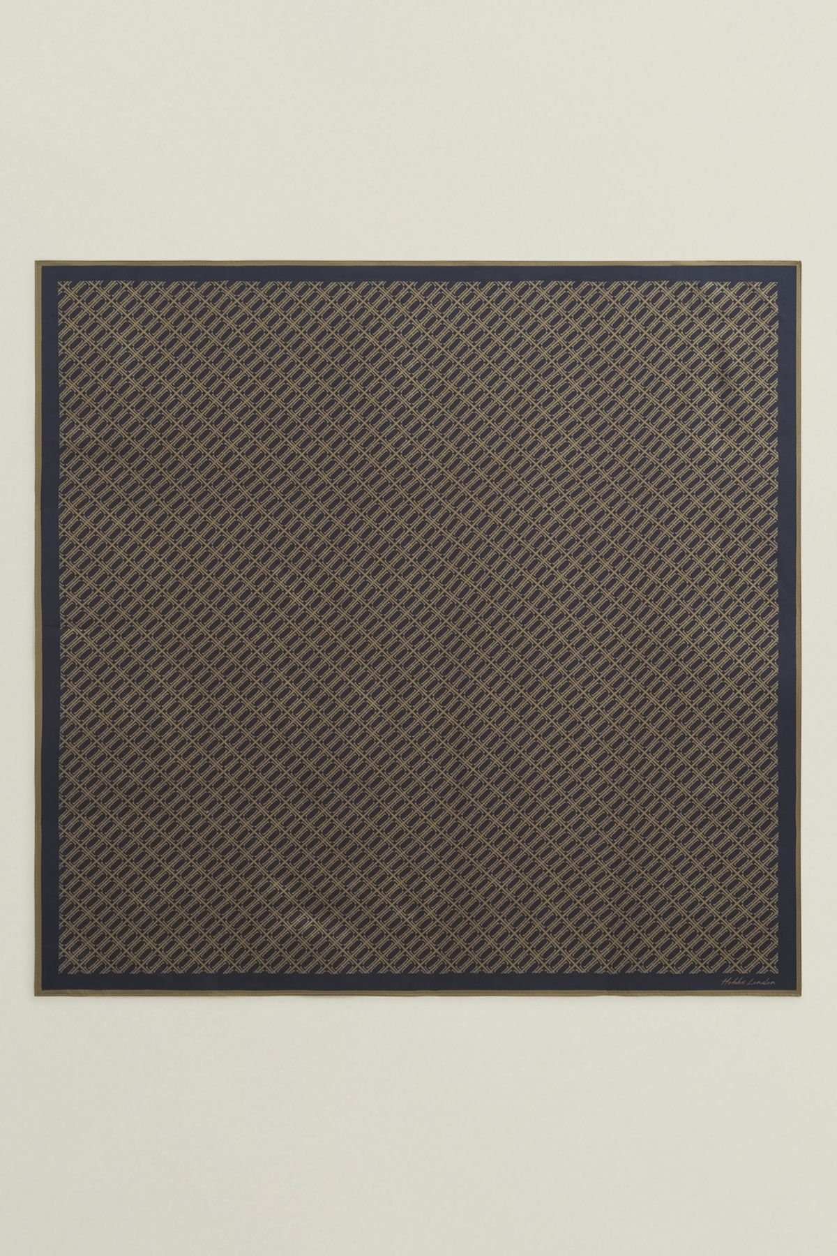 Hobbs London Hobbs London Women's Bria Silk Scarf in Dark Navy - 4