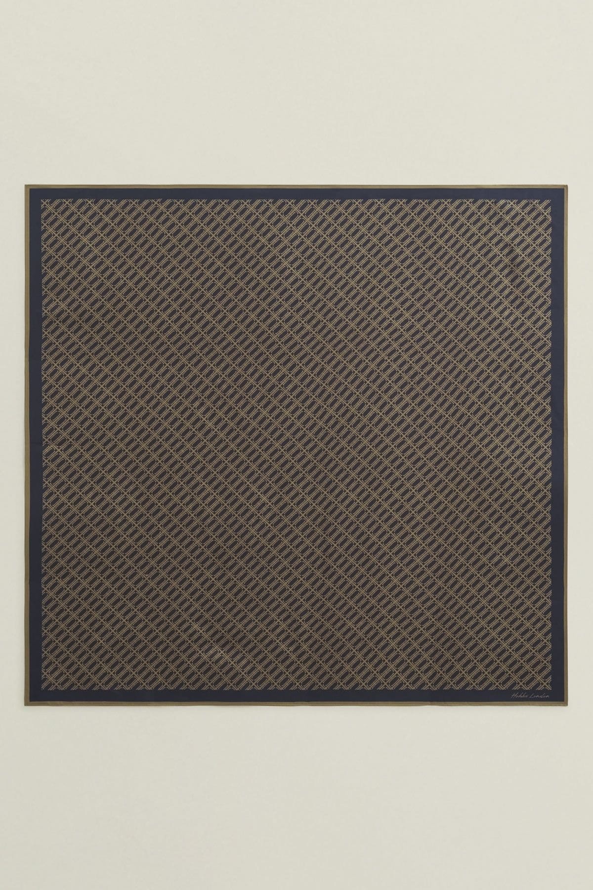 Hobbs London Hobbs London Women's Bria Silk Scarf in Dark Navy - 4