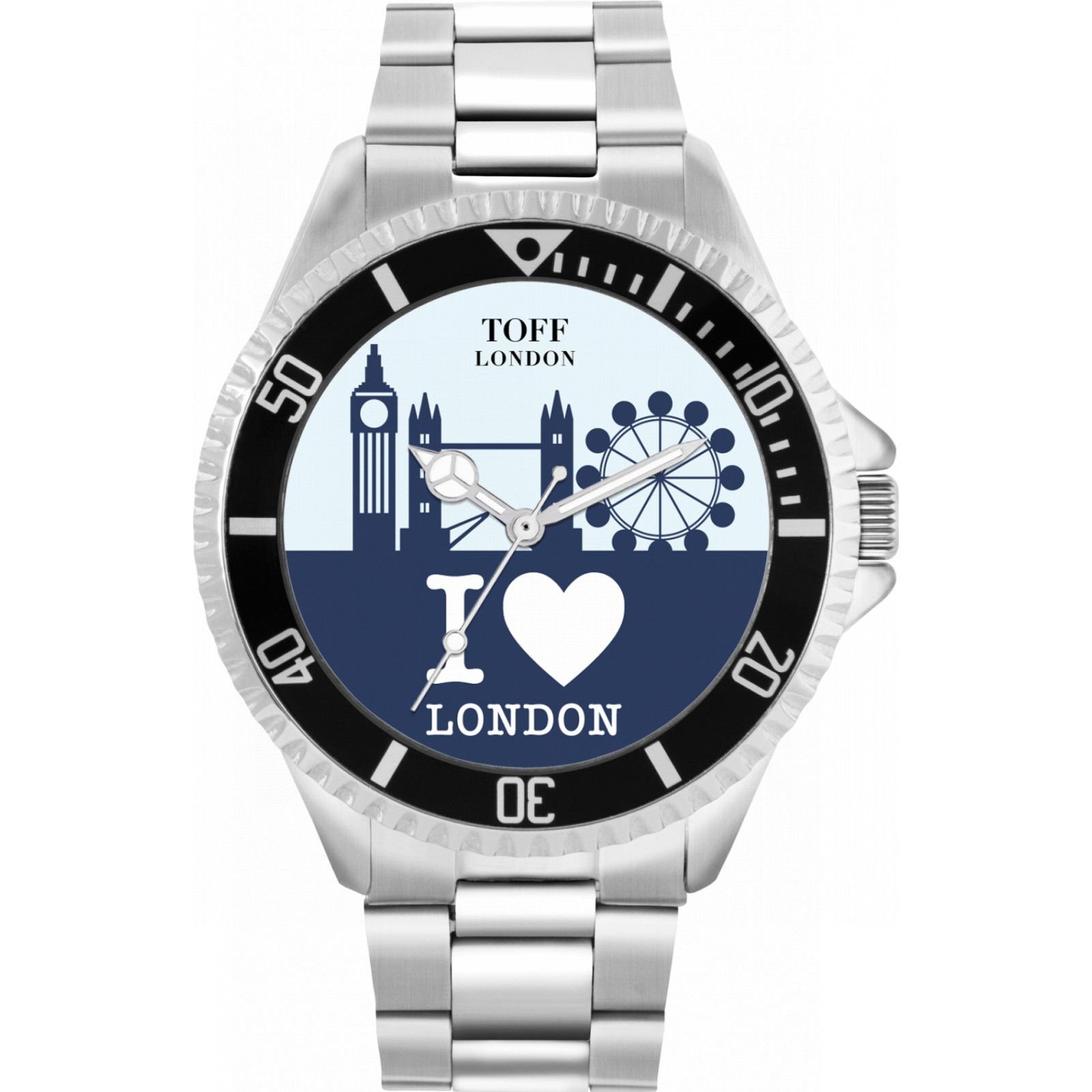 Toff London Toff London Men's Cities Watch in Blue - 2