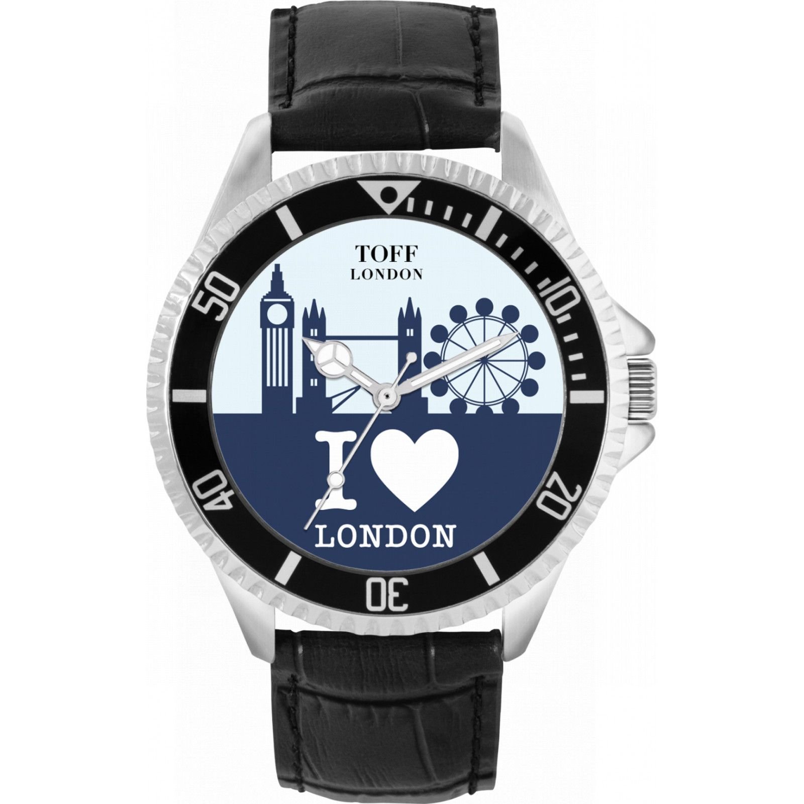 Toff London Toff London Men's Cities Watch in Blue - 4