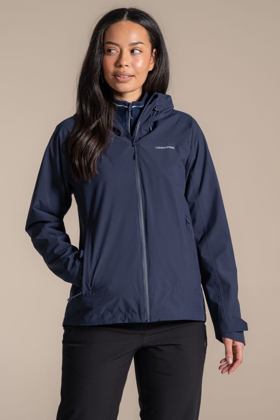 Craghoppers Craghoppers Women's Zohra Waterproof Shell Jacket in Dark Blue