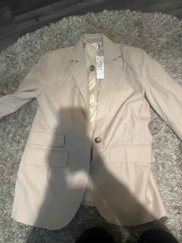 Topshop Cream blazer - 1