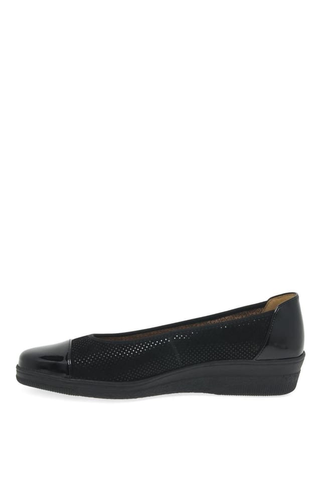 Gabor Gabor Women's 'Petunia' Low Heeled Pumps in Black - 2