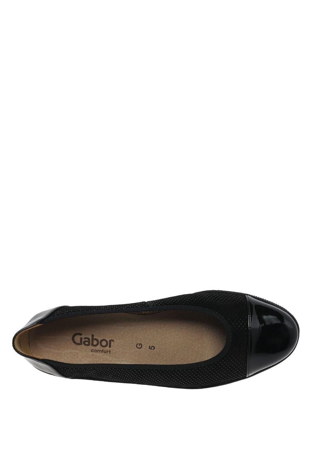 Gabor Gabor Women's 'Petunia' Low Heeled Pumps in Black - 4