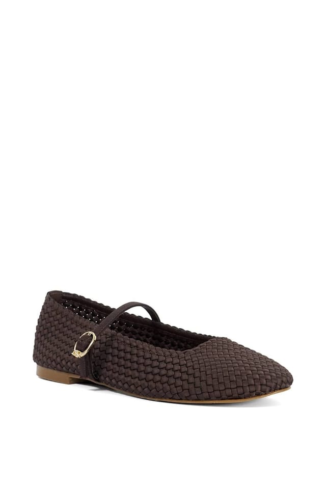 Dune London Dune London Women's 'Hosta' Ballet Pumps in Brown - 2