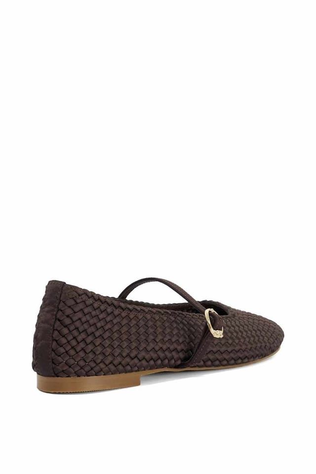 Dune London Dune London Women's 'Hosta' Ballet Pumps in Brown - 3