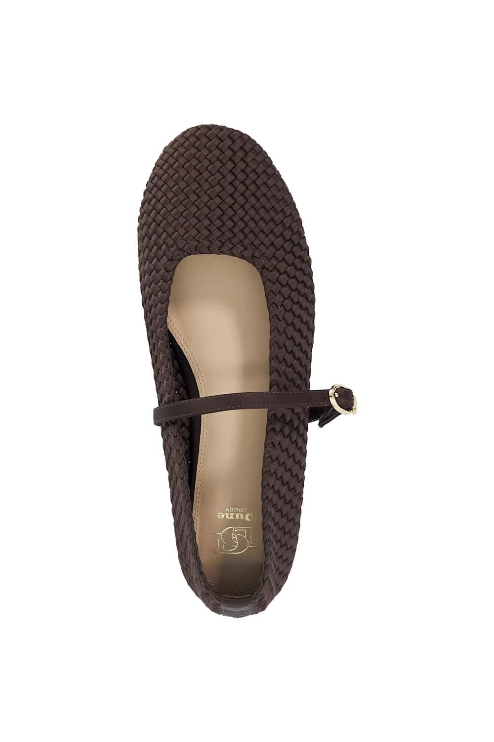 Dune London Dune London Women's 'Hosta' Ballet Pumps in Brown - 4