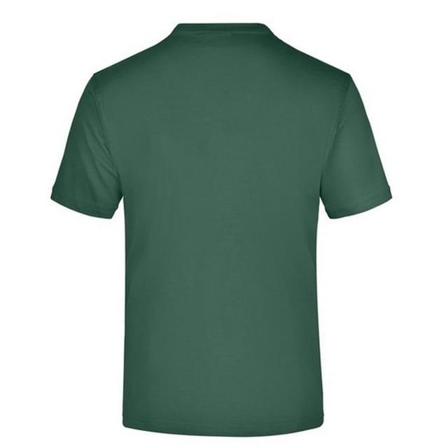James and Nicholson James and Nicholson Men's Medium Round Neck T-Shirt in Dark Green - 2