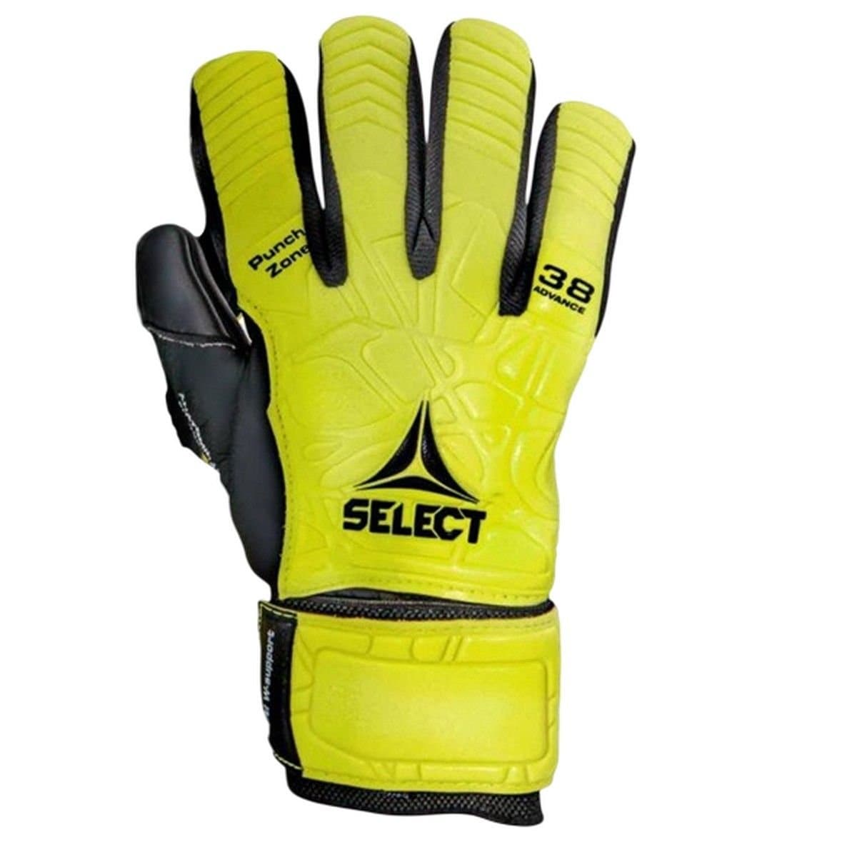 Select Select Men's 38 Advance Goalkeeper Gloves in Black