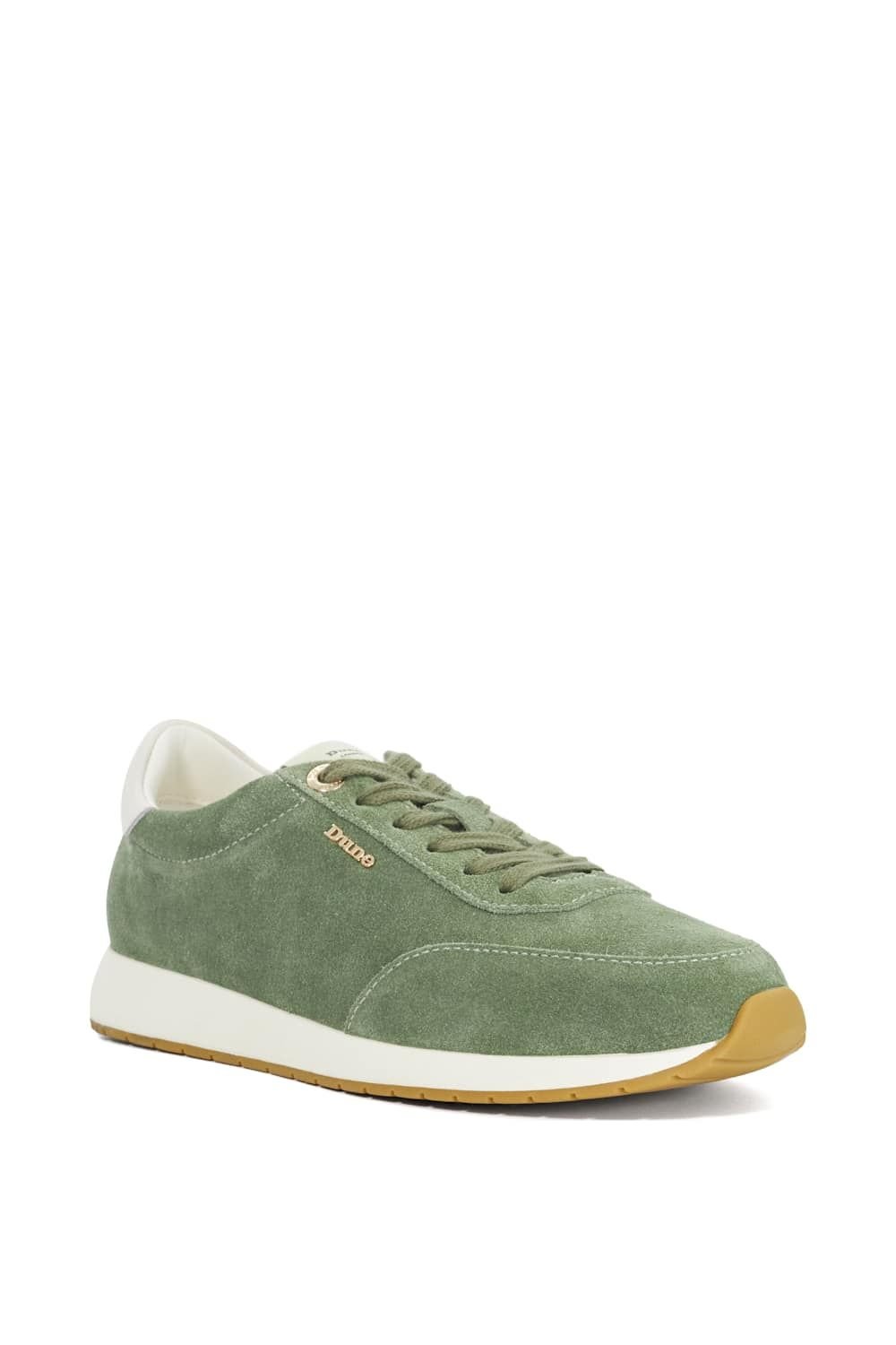 Dune London Dune London Women's 'Ettah' Suede Trainers in Green - 2
